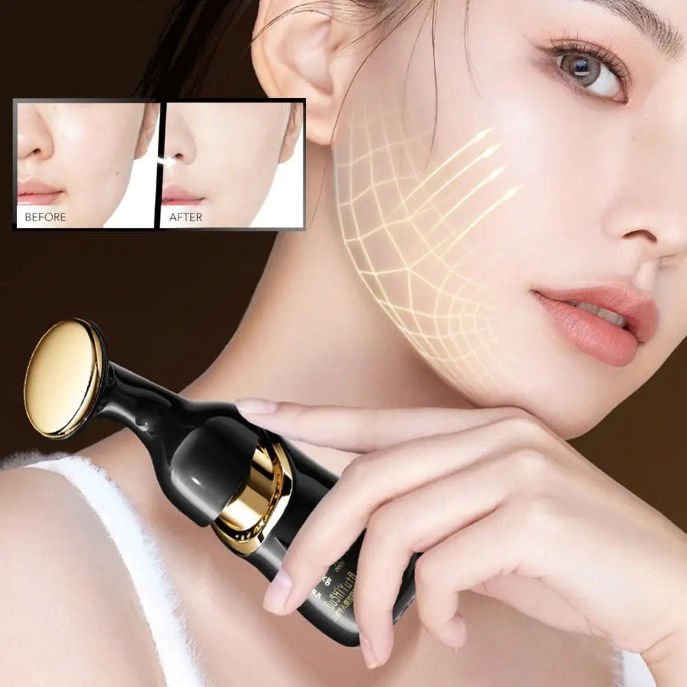 3 - in - 1 Face Massager V - Line Lifting & Anti - Aging Black - Maison Royale Étoile