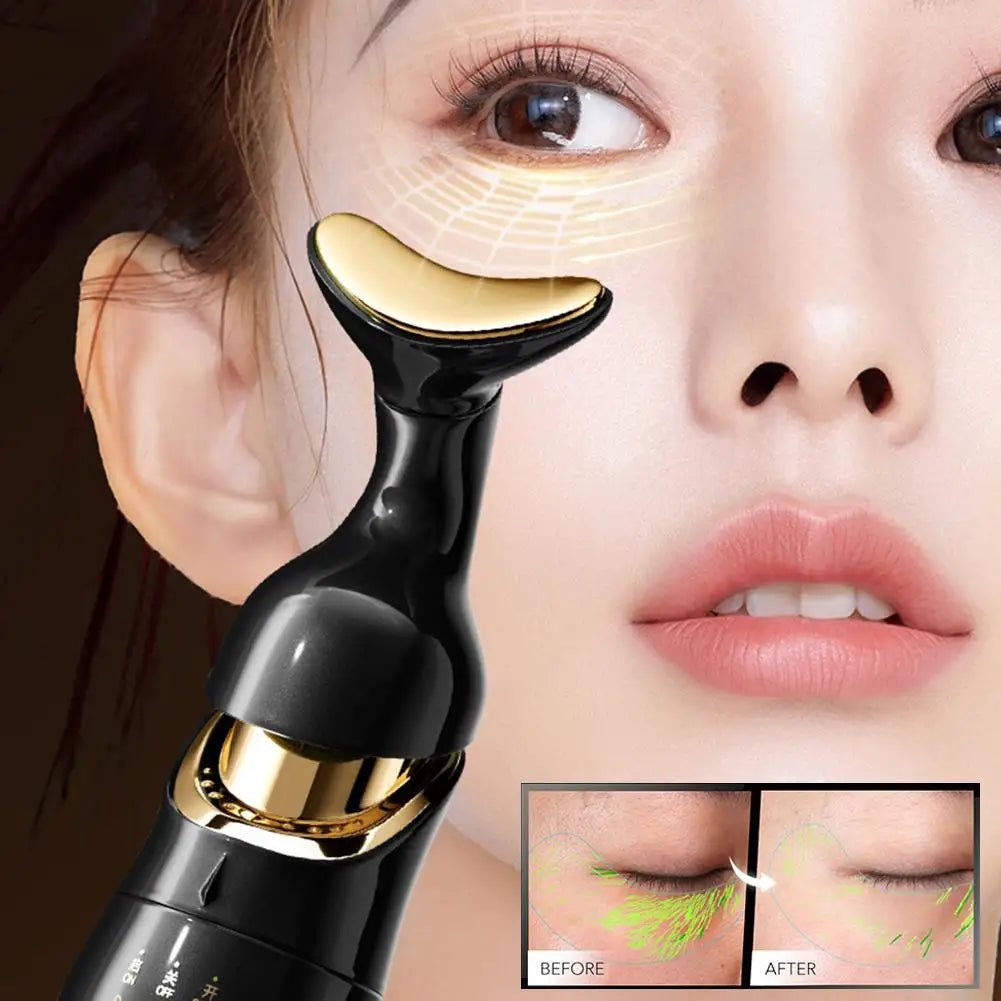 3 - in - 1 Face Massager V - Line Lifting & Anti - Aging Black - Maison Royale Étoile