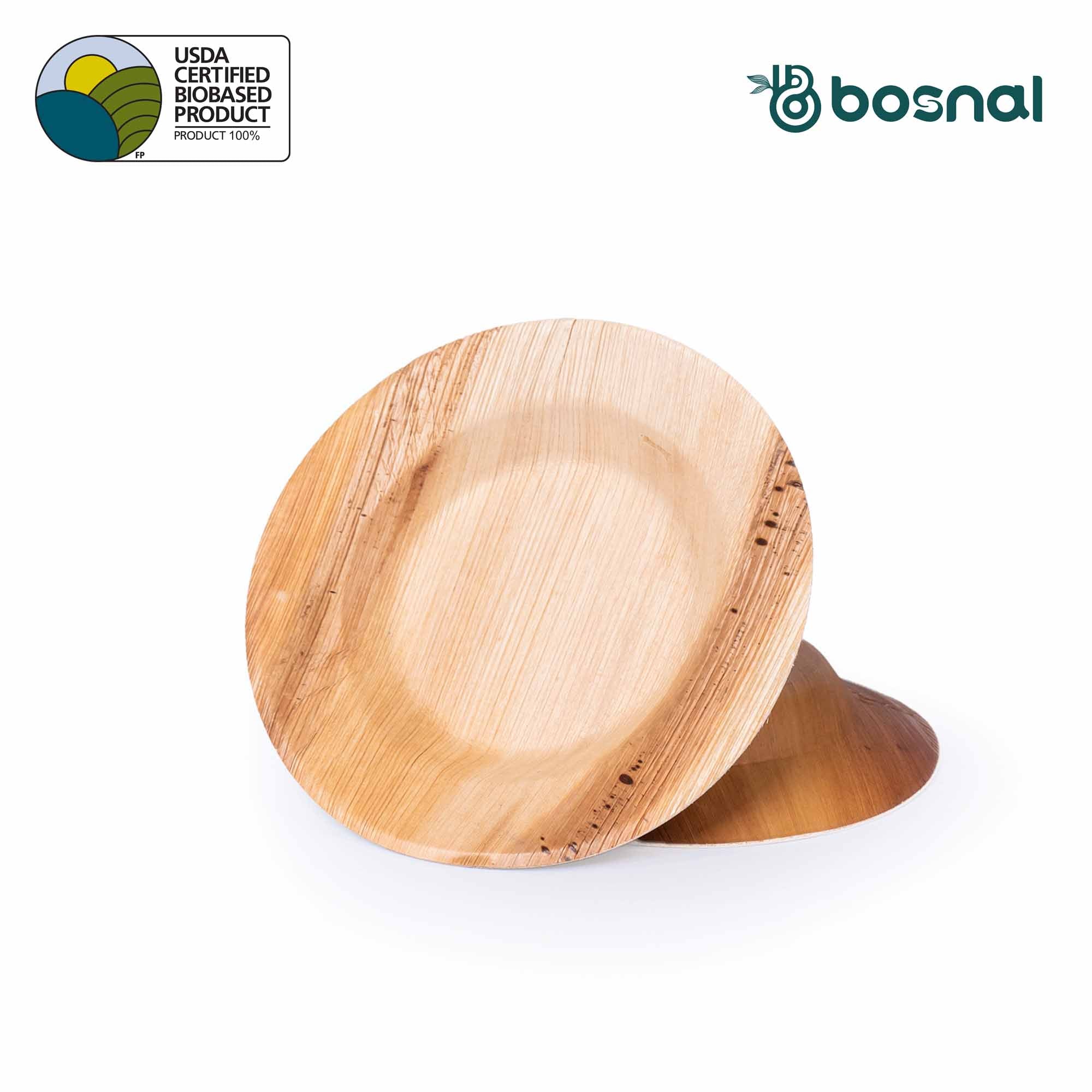 Bosnal - Palm Leaf Biodegradable Bowls, 9.5 inch Round Soup Bowl - Maison Royale Étoile