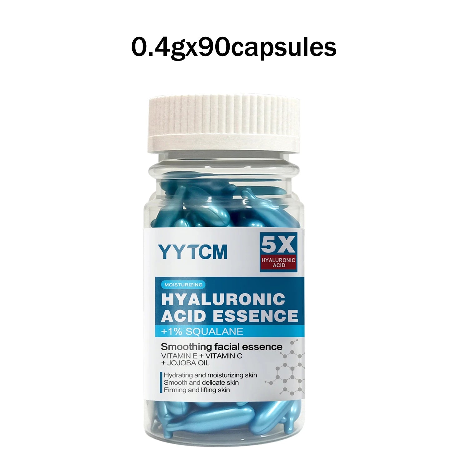 1 bottle - Hyaluronic acid deep moisturizing capsule essence, deep moisturizing and brightening skin essence (0.4gx30 capsules)/bag - 1 bag - Maison Royale Étoile
