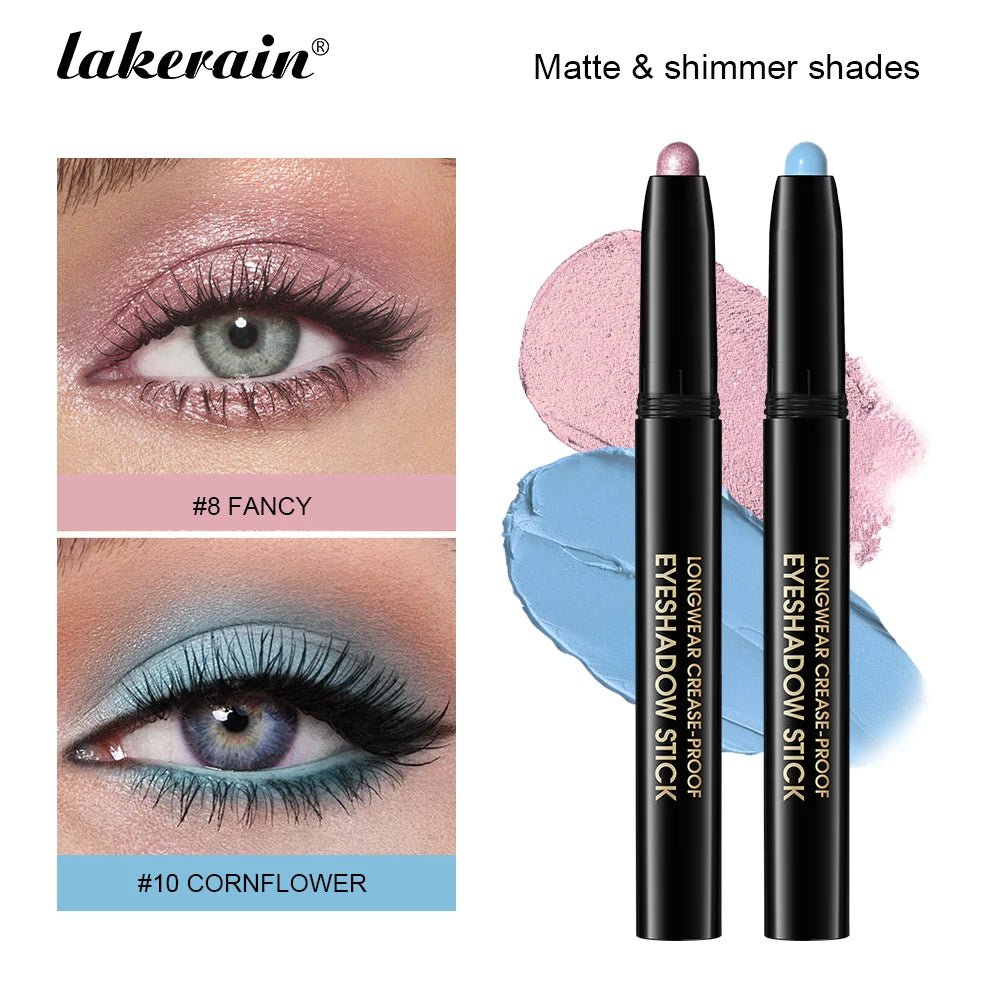 03 desert - 12 Colors Eyeshadow Pencil Stick Shimmer And Matte Waterproof Metallic Glitter Eye Shadow Highlighter Pencil Eyeshadow Cosmetics - Maison Royale Étoile