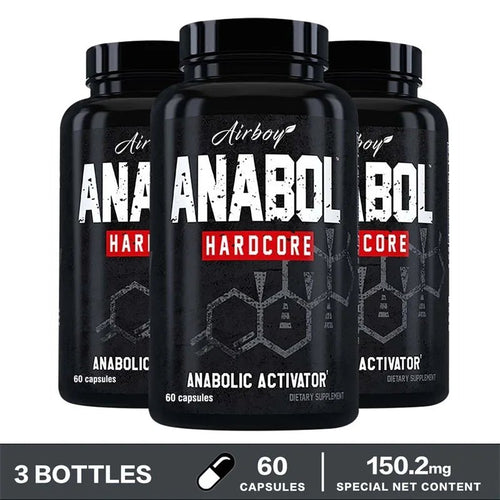 120 Capsules - Anabol Hardcore Supplement - Helps Build Lean, Firm, High - quality Muscle,Promoting Muscle Growth,Recovery & Strength Enhancement - Maison Royale Étoile