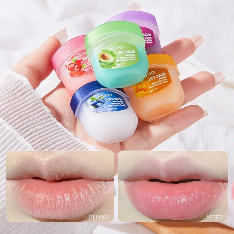 8pcs/box Fruits Lip Balm Sets Moisturizing Lipstick Makeup Base Moisturizer Lip Balm Anti - Cracking Lips Skin Care - Maison Royale Étoile