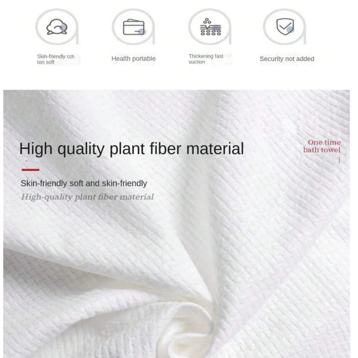 Disposable/1pc - Disposable Compressed Towel With Increased Thickness Compression Water Absorption And No Shedding Of Hair Portable Towel For Tra - Maison Royale Étoile