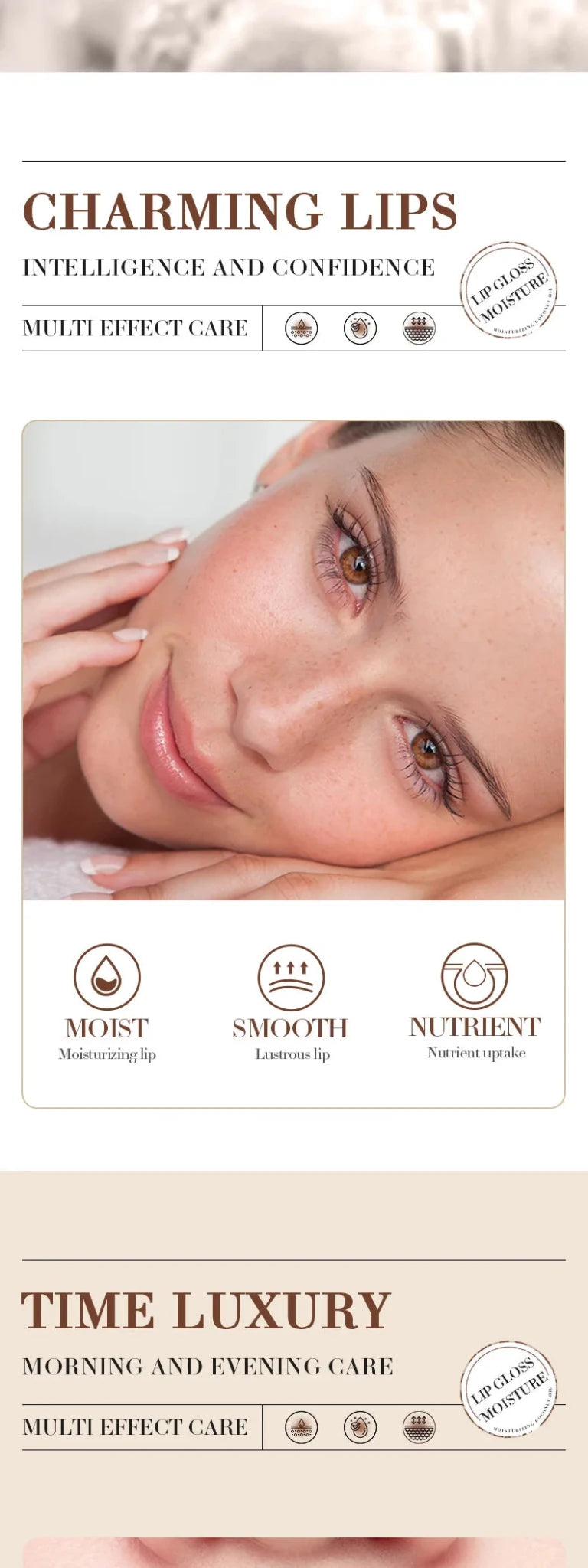 Coconut Lip Balm - Lasting Nourishment and Moisture for Men and Women - Daily Care Lip Balm - Maison Royale Étoile