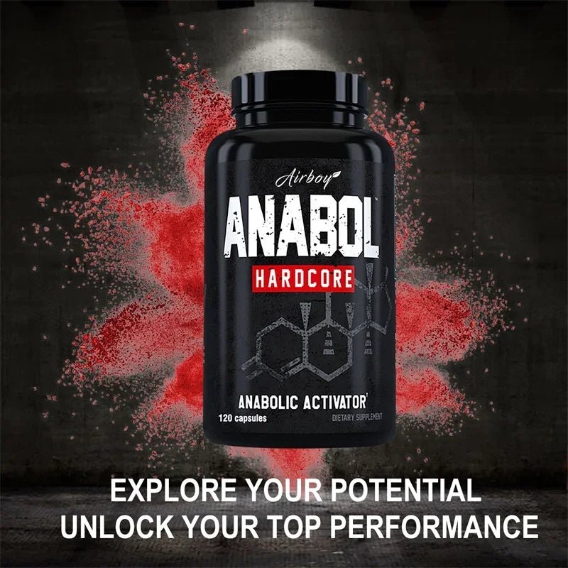 120 Capsules - Anabol Hardcore Supplement - Helps Build Lean, Firm, High - quality Muscle,Promoting Muscle Growth,Recovery & Strength Enhancement - Maison Royale Étoile