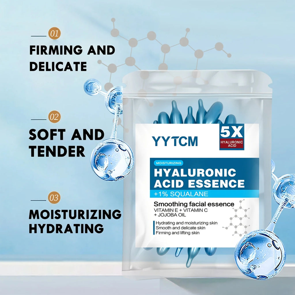 1 bottle - Hyaluronic acid deep moisturizing capsule essence, deep moisturizing and brightening skin essence (0.4gx30 capsules)/bag - 1 bag - Maison Royale Étoile