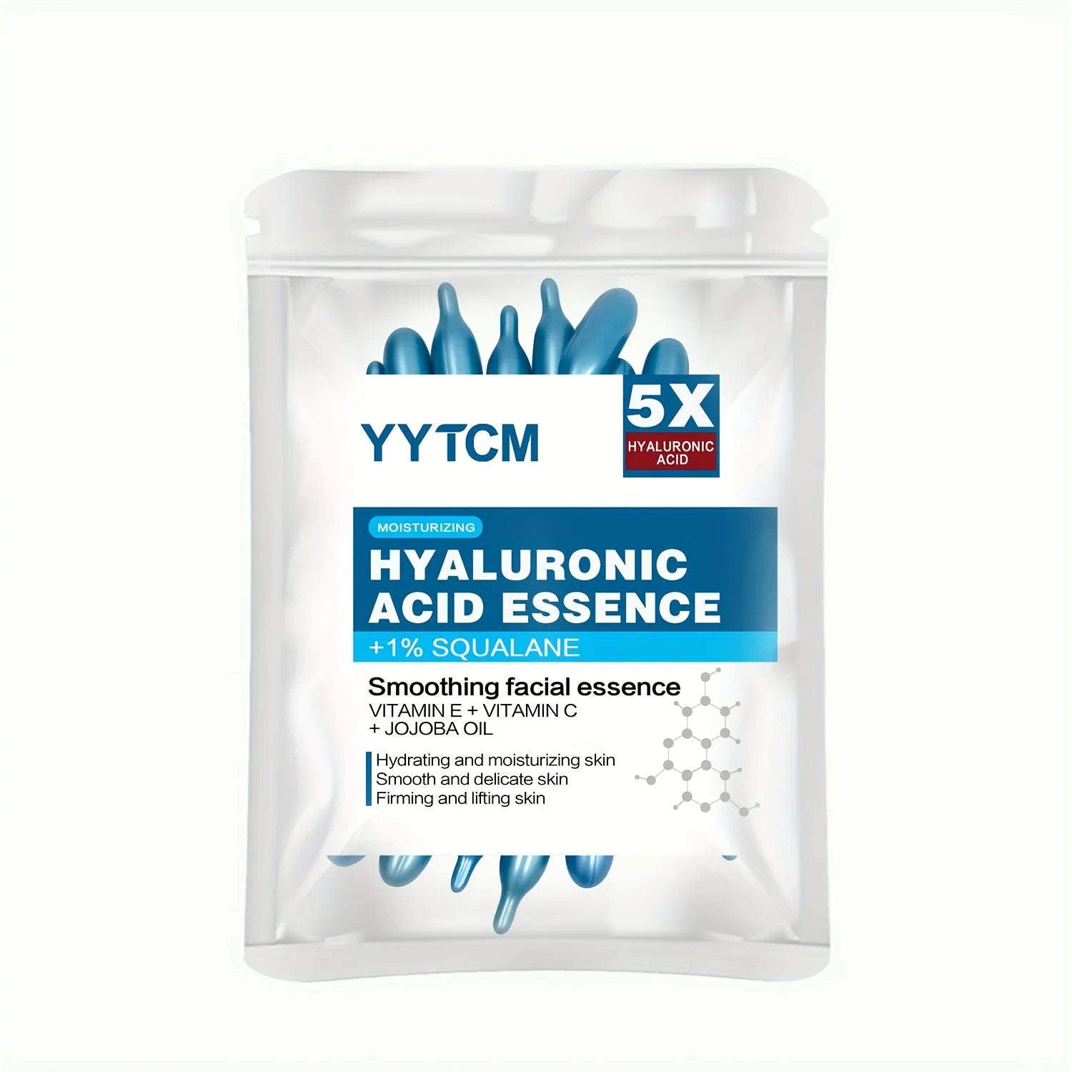 1 bottle - Hyaluronic acid deep moisturizing capsule essence, deep moisturizing and brightening skin essence (0.4gx30 capsules)/bag - 1 bag - Maison Royale Étoile