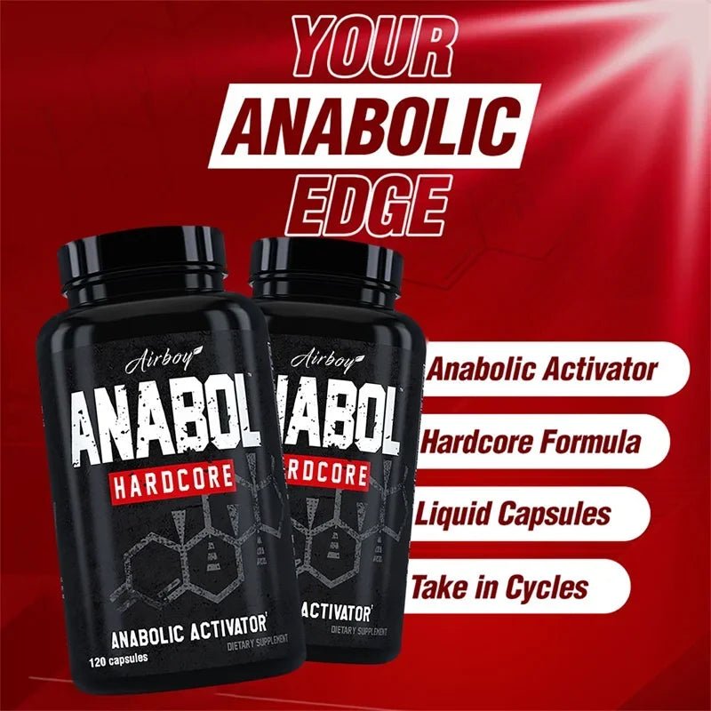 120 Capsules - Anabol Hardcore Supplement - Helps Build Lean, Firm, High - quality Muscle,Promoting Muscle Growth,Recovery & Strength Enhancement - Maison Royale Étoile