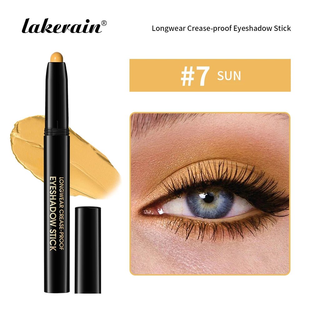 03 desert - 12 Colors Eyeshadow Pencil Stick Shimmer And Matte Waterproof Metallic Glitter Eye Shadow Highlighter Pencil Eyeshadow Cosmetics - Maison Royale Étoile