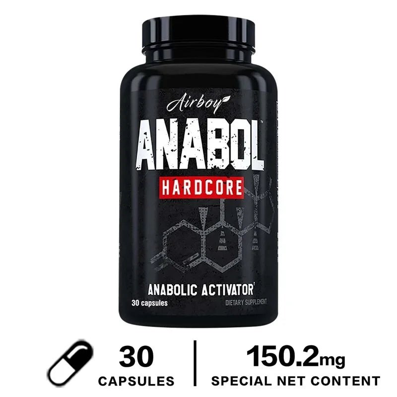 120 Capsules - Anabol Hardcore Supplement - Helps Build Lean, Firm, High - quality Muscle,Promoting Muscle Growth,Recovery & Strength Enhancement - Maison Royale Étoile