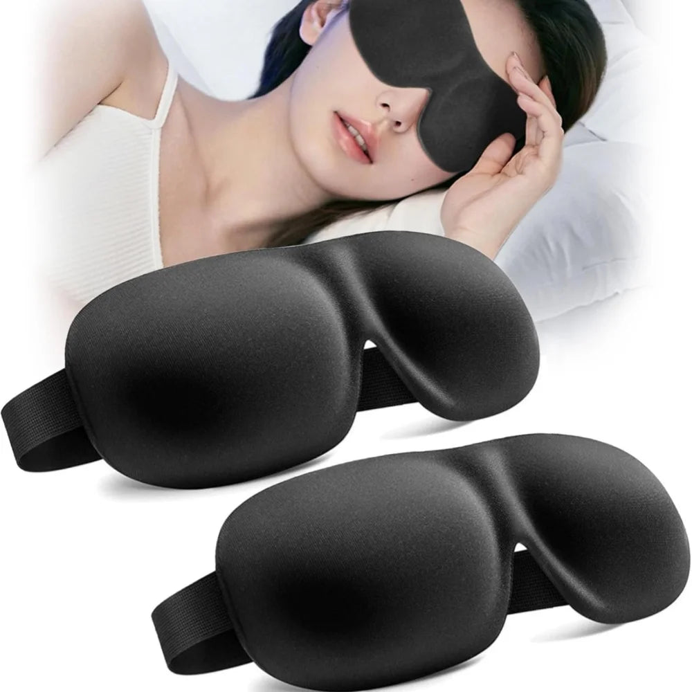 Default - Default - 3D Sleep Mask Blindfold Sleeping Aid Soft Memory Foam Eye mask for Sleeping Travel Blockout Light Slaapmasker Eye Cover - Maison Royale Étoile