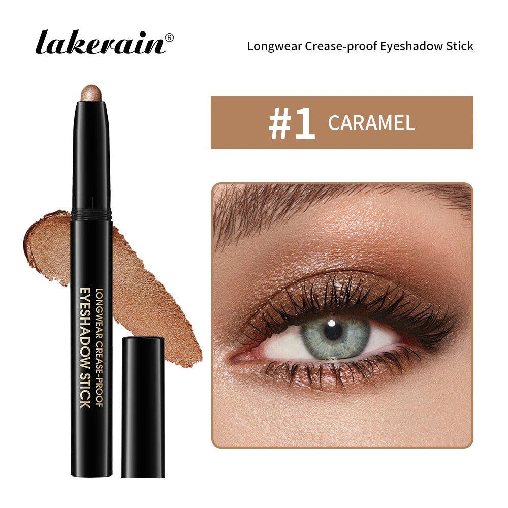 03 desert - 12 Colors Eyeshadow Pencil Stick Shimmer And Matte Waterproof Metallic Glitter Eye Shadow Highlighter Pencil Eyeshadow Cosmetics - Maison Royale Étoile
