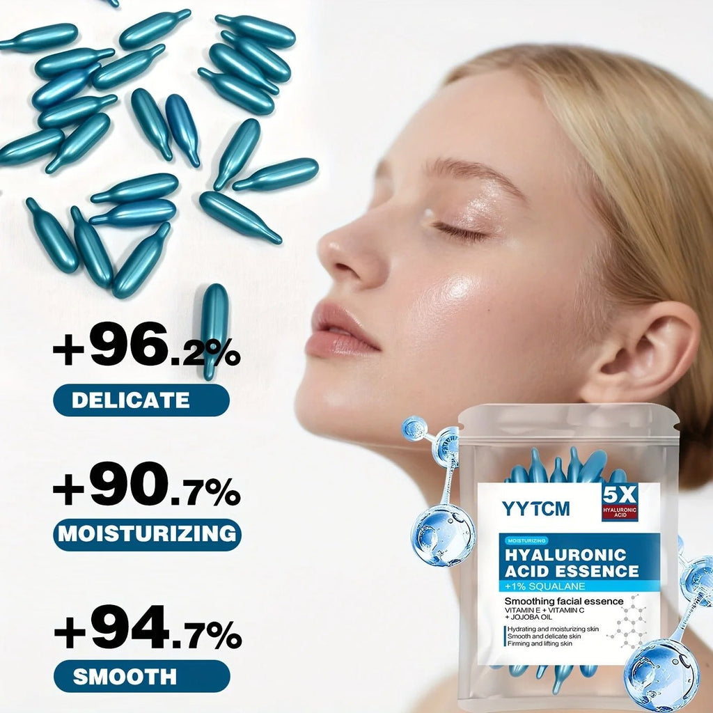 1 bottle - Hyaluronic acid deep moisturizing capsule essence, deep moisturizing and brightening skin essence (0.4gx30 capsules)/bag - 1 bag - Maison Royale Étoile