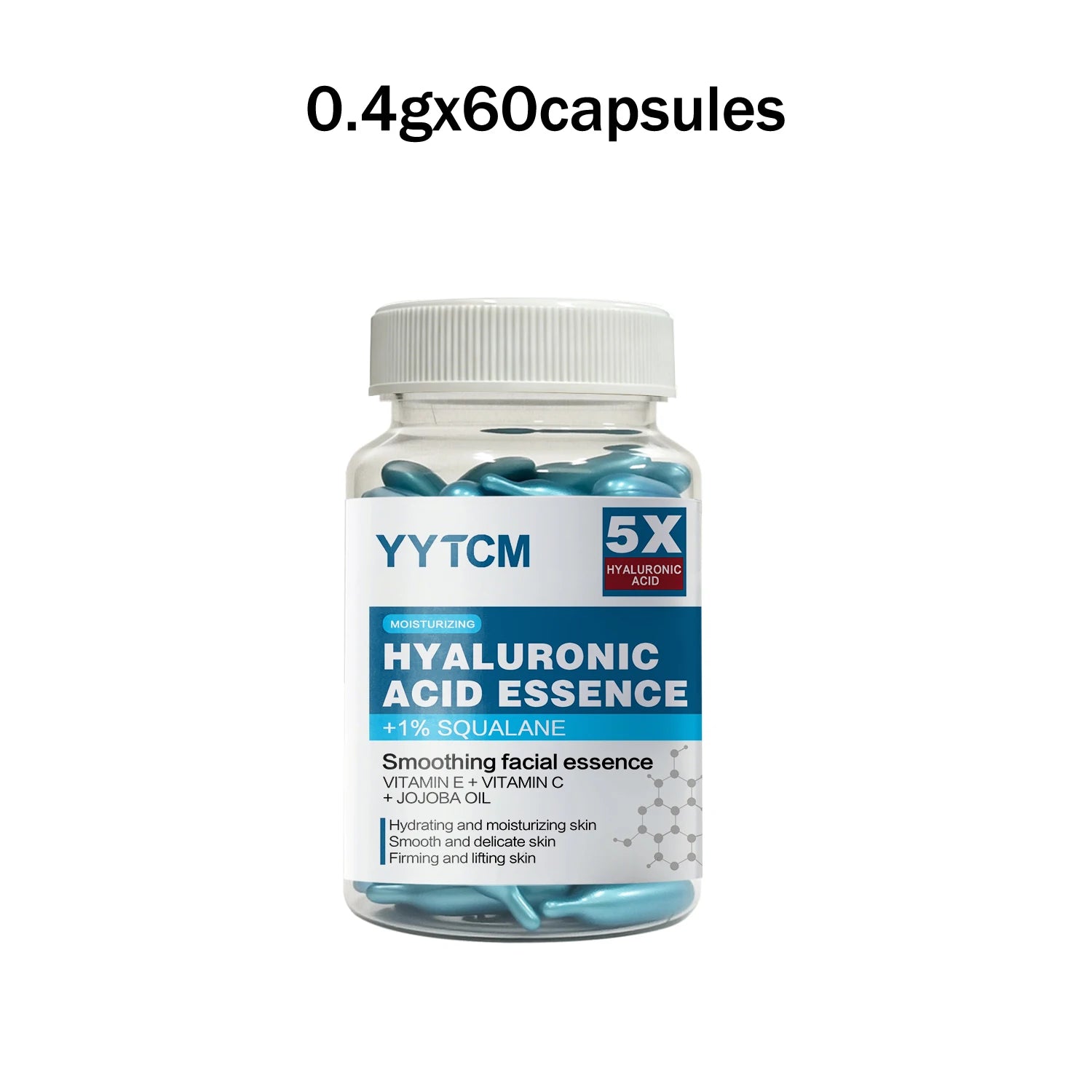 1 bottle - Hyaluronic acid deep moisturizing capsule essence, deep moisturizing and brightening skin essence (0.4gx30 capsules)/bag - 1 bag - Maison Royale Étoile