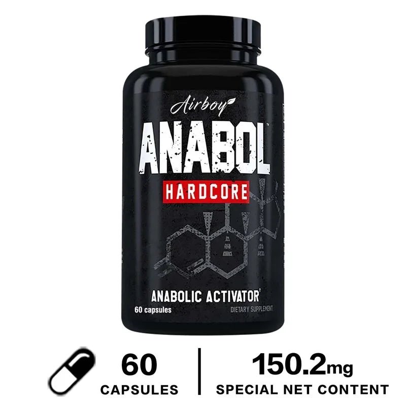 120 Capsules - Anabol Hardcore Supplement - Helps Build Lean, Firm, High - quality Muscle,Promoting Muscle Growth,Recovery & Strength Enhancement - Maison Royale Étoile
