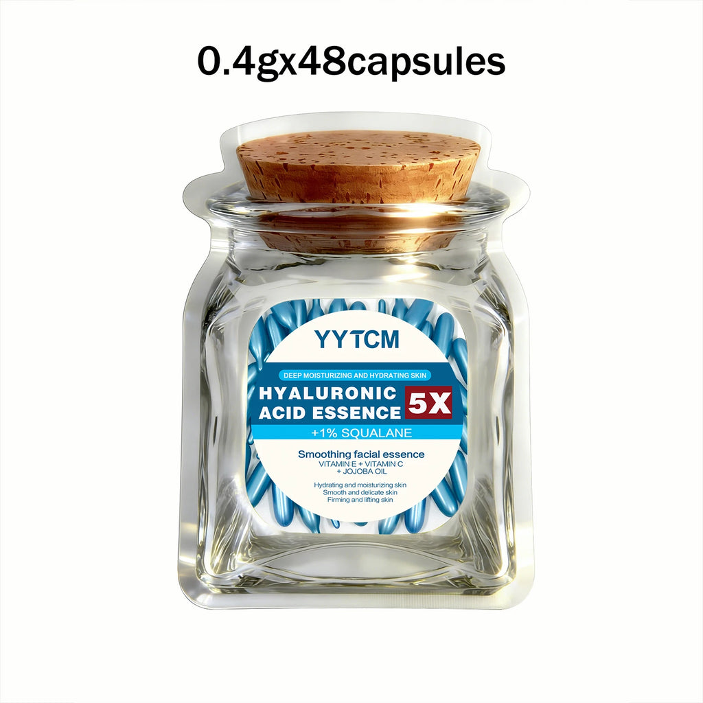 1 bottle - Hyaluronic acid deep moisturizing capsule essence, deep moisturizing and brightening skin essence (0.4gx30 capsules)/bag - 1 bag - Maison Royale Étoile