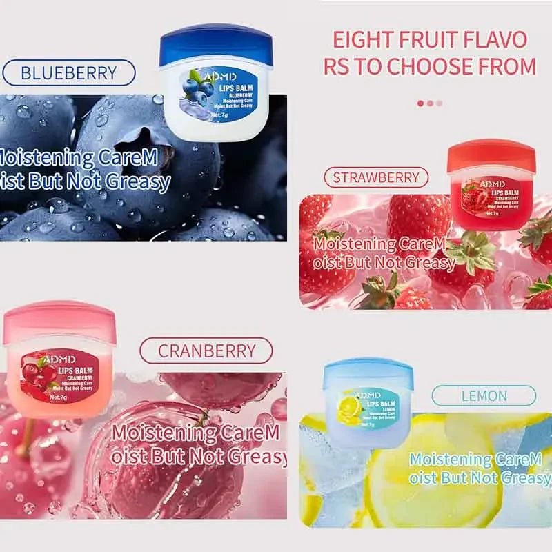 8pcs/box Fruits Lip Balm Sets Moisturizing Lipstick Makeup Base Moisturizer Lip Balm Anti - Cracking Lips Skin Care - Maison Royale Étoile