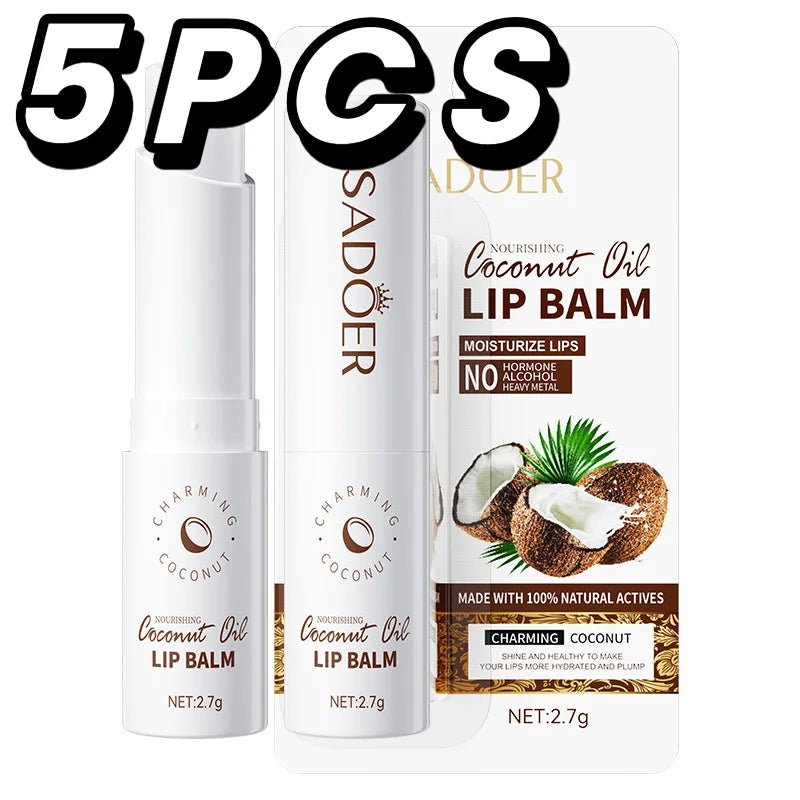 Coconut Lip Balm - Lasting Nourishment and Moisture for Men and Women - Daily Care Lip Balm - Maison Royale Étoile