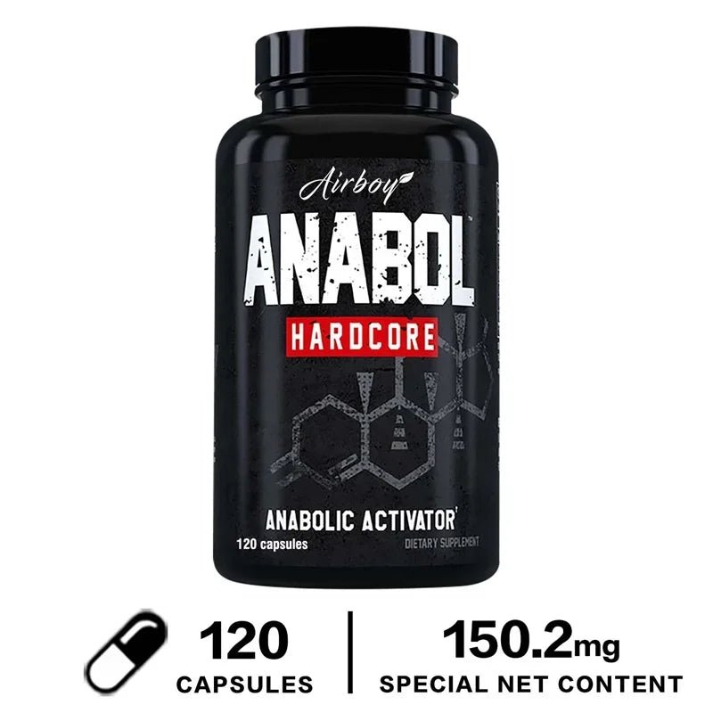 120 Capsules - Anabol Hardcore Supplement - Helps Build Lean, Firm, High - quality Muscle,Promoting Muscle Growth,Recovery & Strength Enhancement - Maison Royale Étoile