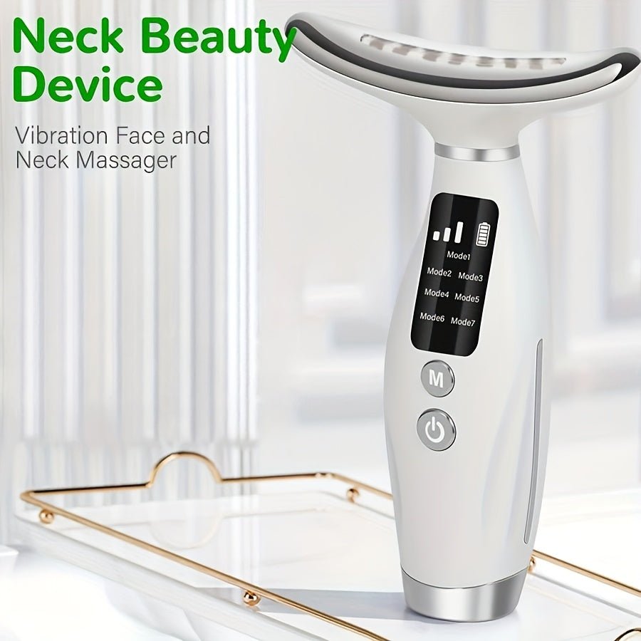 Neck & Face Massager Heated Skincare Tool (7 - in - 1) - Maison Royale Étoile