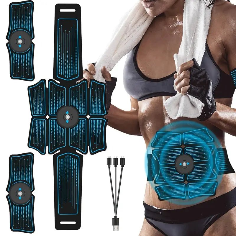 USB Rechargeable Muscle Toner Set for Abdomen & Arms - Maison Royale Étoile