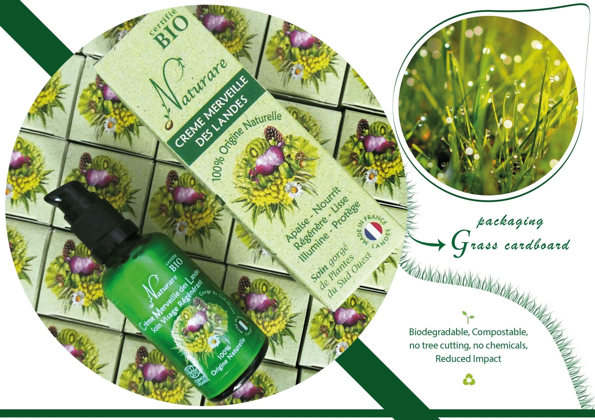 DROP - MERVEILLE DES LANDES BIO - Soin de peau Sensible Régénération Intégrale - Maison Royale Étoile