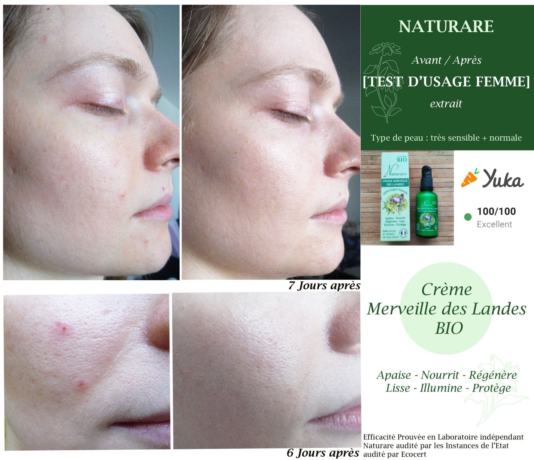 DROP - MERVEILLE DES LANDES BIO - Soin de peau Sensible Régénération Intégrale - Maison Royale Étoile